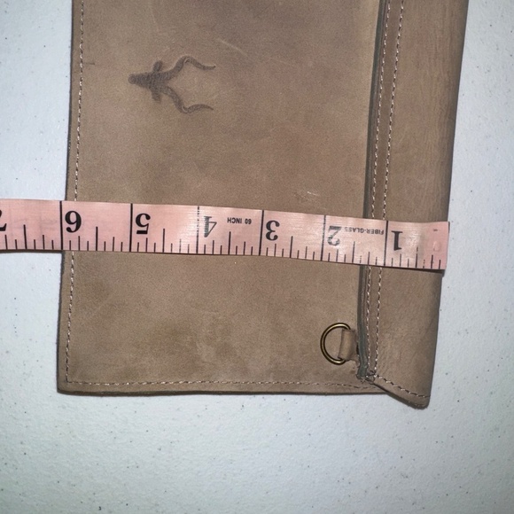 Unique Hand Stitched & Impala Stamped Leather Western Crossbody Wristlet Purse - Picture 10 of 13